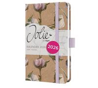 SIGEL J6804 Agenda semainier, A6, vert/blanc/rose et beige | Calendrier, Planificateur, Agenda hebdomadaire, Organisateur, Journal | certifié FSC - Jolie