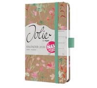 SIGEL J6806 Agenda semainier, A6, rose/vert/blanc et beige | Calendrier, Planificateur, Agenda hebdomadaire, Organisateur, Journal | certifié FSC - Jolie