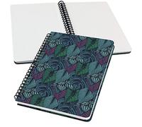 SIGEL JN612 Jolie Cahier à spirales, Jungle Dreams, pointillé, 100 g/m², 16,2 x 21,5 cm, couverture rigide, 120 pages, violet, turquoise, vert