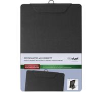 Sigel Porte-menu à pince KB100 A4 23 x 33 cm Noir