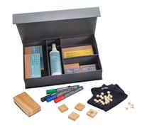 SIGEL Kit de démarrage 36 x 23 cm | BA310, 4 marqueurs, 25 épingles, 4 aimants, brosse, chiffon magnétique, spray