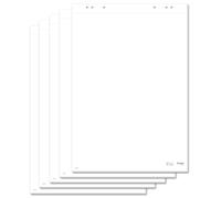 SIGEL MU166 Bloc paperboard - blanc - papier - pour crochets paperboard Meet up et autres paperboards - 5 pièces
