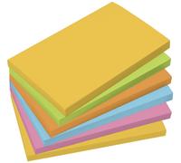 Sigel Note adhésive BA127 125 mm x 75 mm bleu, jaune, vert, orange, rose 600 feuille(s)