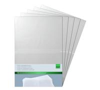 SIGEL Pochettes transparentes 4 vues 45 x 30,70 cm - 5 pièces | SM180, lot de 50, pour 21 x 29,7 cm, plastique transparent