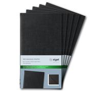 SIGEL Porte-additions 13 x 23 cm - 5 pièces | RM100, durable et facile à nettoyer, noir