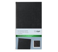 SIGEL Porte-additions 13 x 23 cm | RM100, durable et facile à nettoyer, noir