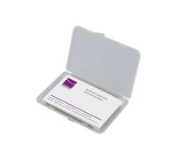 Sigel - Porte-Cartes De Visite - Plastique - Transparent, Mat