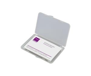 Sigel - Porte-Cartes De Visite - Plastique - Transparent, Mat