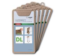 SIGEL Porte-menu avec pince 13 x 24,50 cm - 5 pièces