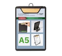 Sigel Porte-menu clipboard KB221 gris foncé, beige