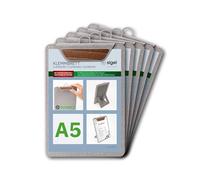 SIGEL Porte-menu avec pince 16,50 x 23,50 cm - 5 pièces