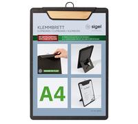 Sigel Porte-menu clipboard KB220 gris foncé, beige