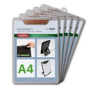 SIGEL Porte-menu avec pince 23 x 33 cm - 5 pièces