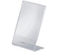 sigel porte-prix info, acrylique, DIN A7, incliné Présentoir de table transparent, présentation d'un côté (PA100)