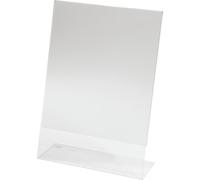 Sigel TA210 TA210 Présentoir de table en forme de L Utilisation pour format de papier: DIN A4 transparent 1 pc(s)
