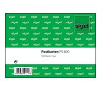 Sigel Ps600 Intercalaire Vert, Blanc 100 Pièces