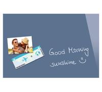 Sigel SI-B1207 Glasmagneetbord Be!Board Gepoederd Blauw 600x400x9mm Incl. 2 Magneten