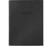 Sigel SM203 DIN A5 1 pc(s) avec 2 pochettes transparentes doubles pour 8 pages, reliure élastique noir