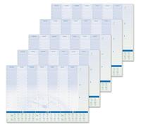 SIGEL : Sous-main de bureau en papier, format DIN A2, calendrier 2027-2029, planificateur quotidien