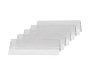 Sigel ta132 lot de 5 présentoirs de table chevalets transparent G