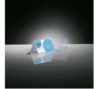 Sigel Présentoir de table TA136 - plastique rigide transparent - 100 x 60 mm - lot de 10