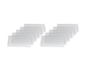 Sigel ta138 lot de 10 présentoirs de table chevalets transparent G