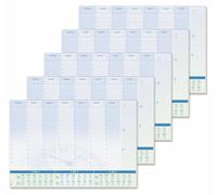 SIGEL, tapis de bureau en papier, format DIN A2, calendrier 2026-2028, planificateur quotidien