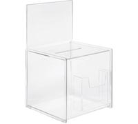 Sigel Urne avec fente, compartiment supplémentaire VA152 transparent (l x H x P) 21 x 36.8 x 21 cm 1 pc(s)
