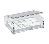 Sigel Boîte pour cartes de visite VA112 pour 80 cartes 9 x 5,8 cm acrylique transparent