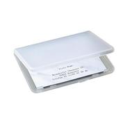 SIGEL Va140 Étui à Cartes de Visite, pour 15 Cartes Format 8,9 X 5,7 cm, Mat et Transparent