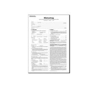sigel vordruck mietvertrag, sd, a4, 4 x 2 blatt noir