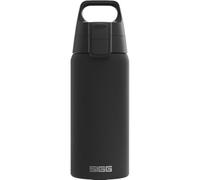 Sigg - Bouteille d'eau isotherme en acier inoxydable - Shield Therm One - Convient aux boissons gazeuses - Anti-fuite - Passe au lave-vaisselle - Sans BPA - 90% recyclé - Pour l'extérieur - Noir