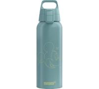 SIGG - Gourde Aluminium - WMB Pathfinder Mickey Mouse Lines - Certifiée Neutre En CO2 - Convient Aux Boissons Gazeuses - Étanche & Légère - Sans BPA - Sport, Camping, Randonnée - Vert - 1L