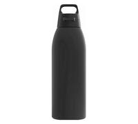 Sigg - Gourde Isotherme - Shield Therm One Black - Convient Aux Boissons Gazeuses - Étanche - Passe Au Lave Vaisselle - Sans BPA - Acier Inoxydable 90% Recyclé - Noir - 1.5L