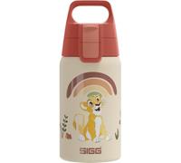 Sigg - Gourde Enfant En Acier Inoxydable - Shield One Disney Lion King - Convient Aux Boissons Gazeuses - Étanche & Légère - Sans BPA - blanc - 0,5L