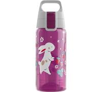 Sigg - Gourde Enfant - Viva One Happy Bunnies - Convient Aux Boissons Gazeuses - Étanche - Lavable Au Lave-Vaisselle - Sans BPA - Pour École & Sport - Rose - 0,5L