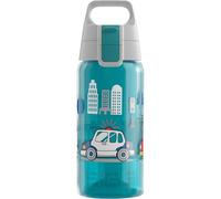 Sigg - Gourde Enfant - Viva Police - Convient Aux Boissons Gazeuses - Étanche - Lavable Au Lave-Vaisselle - Sans BPA - Pour École & Sport - Aqua - 0,5L
