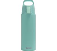 Sigg - Gourde Inox - Shield ONE Brossé - Convient Aux Boissons Gazeuses - Étanche & Légère - Sans BPA - Acier Inoxydable 18/8 - Gris - 0,75 L