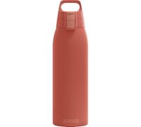 SIGG - Gourde Isotherme 1L - Shield Therm One Eco Red - Rando, Fitness, Yoga - Convient Aux Boissons Gazeuses - Étanche - Passe Au Lave Vaisselle - Sans BPA - Acier Inoxydable 90% Recyclé - Rouge