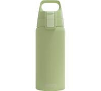 SIGG - Gourde Isotherme 500 ml - Shield Therm One Eco Green - Rando, Fitness, Yoga - Convient Aux Boissons Gazeuses - Étanche - Passe Au Lave Vaisselle - Sans BPA - Acier Inoxydable 90% Recyclé - Vert