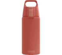 SIGG - Gourde Isotherme 500 ml - Shield Therm One Eco Red - Rando, Fitness, Yoga - Convient Aux Boissons Gazeuses - Étanche - Passe Au Lave Vaisselle - Sans BPA - Acier Inoxydable 90% Recyclé - Rouge