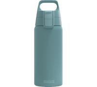 SIGG - Gourde Isotherme 500 ml - Shield Therm One Morning Blue - Rando, Fitness, Yoga - Convient Aux Boissons Gazeuses - Étanche - Passe Au Lave Vaisselle - Sans BPA - Acier Inox 90% Recyclé - Bleu