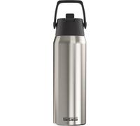 Sigg - Gourde isotherme - Bouteille isotherme Shield Therm Flip Brushed - Boissons gazeuses - Anti-fuite - Passe au lave-vaisselle - Sans BPA - 90% acier inoxydable recy rgent - 0,75 l