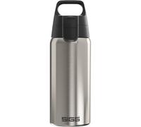 SIGG - Gourde isotherme - Bouteille isotherme Shield Therm One Brushed - Boissons gazeuses - Anti-fuite - Passe au lave-vaisselle - Sans BPA - 90% acier inoxydable recy rgent - 0,5 l