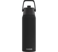 SIGG - Gourde Isotherme - Bouteille Thermos Shield Therm FLIP Black - Anti-fuite - Compatible lave-vaisselle - Sans BPA - 90% acier inoxydable recyclé - Noir - 0.75L