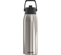 SIGG - Gourde Isotherme - Bouteille Thermos Shield Therm FLIP Brushed - Anti-fuite - Compatible lave-vaisselle - Sans BPA - 90% acier inoxydable recy rgent - 1L