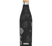 SIGG - Gourde Isotherme - Meridian - Étanche & Extra-Fine - Sans BPA - Sans Plastique - Acier Inoxydable 18/8 - Double Paroi - Bouchon Bambou - 0,5L / 0,7L