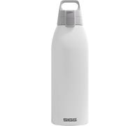 Sigg - Gourde Isotherme - Shield Therm One White - Convient Aux Boissons Gazeuses - Étanche - Passe Au Lave Vaisselle - Sans BPA - Acier Inoxydable 90% Recyclé - Blanc - 1.5L