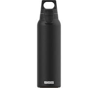 SIGG Gourde isotherme Thermo Flask ONE Light Hot & Cold – Filtre à fruits, Sans BPA – Noir 0,55 L