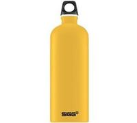 Sigg - Gourde Aluminium - Traveller Leaf Green - Certifiée Neutre En CO2 - Convient Aux Boissons Gazeuses - Étanche & Légère - Sans BPA - Pour Sport, Camping, Randonnée - Vert - 1L